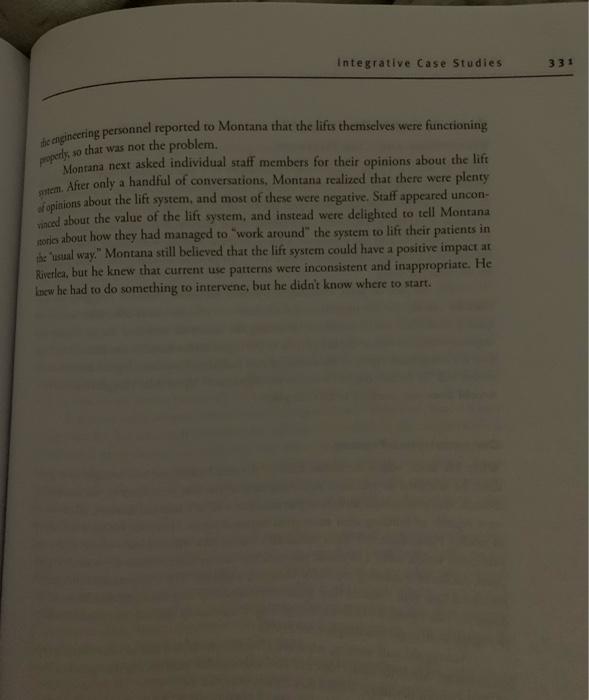 with OSHA 2. Ergonomics in Practice case: Why do