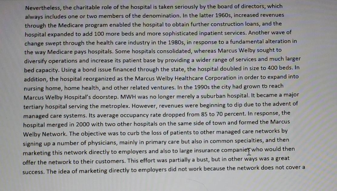 In a one to two-page paper complete this