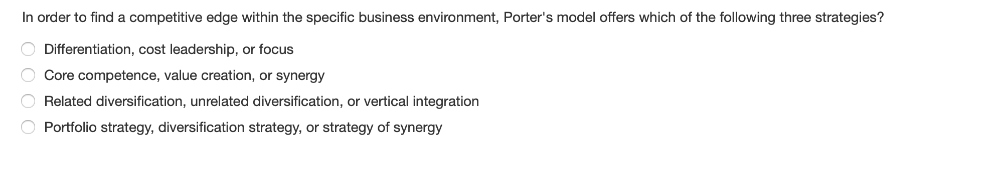 In order to find a competitive edge within the