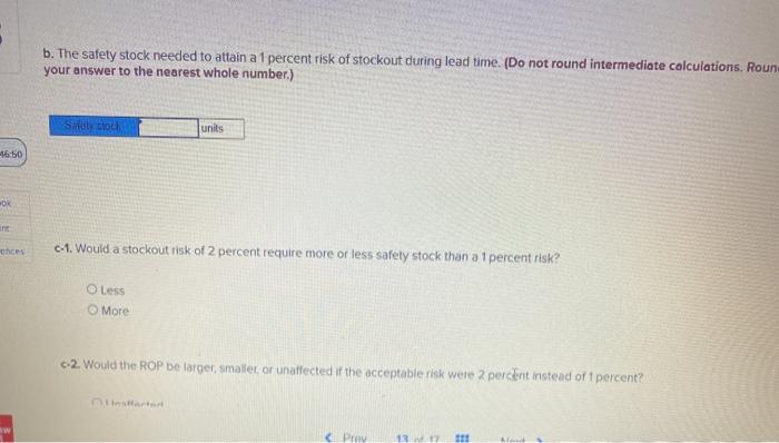 Problem 12-19 (Algo) Given this information: