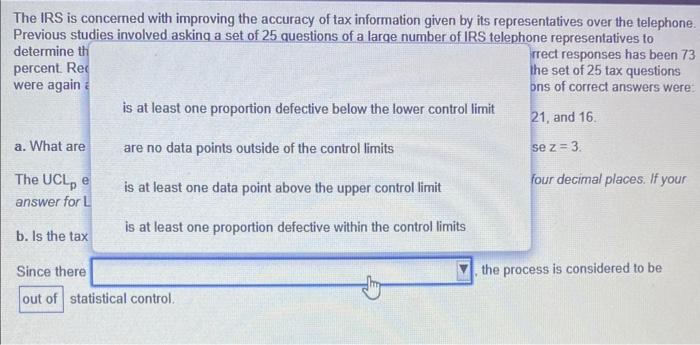 part B please The IRS is concerned with improving