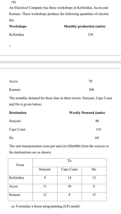 1A) (a) Using practical examples from the field