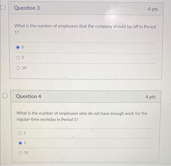 Q3 and Q4 Kyle wants to develop a staffing plan