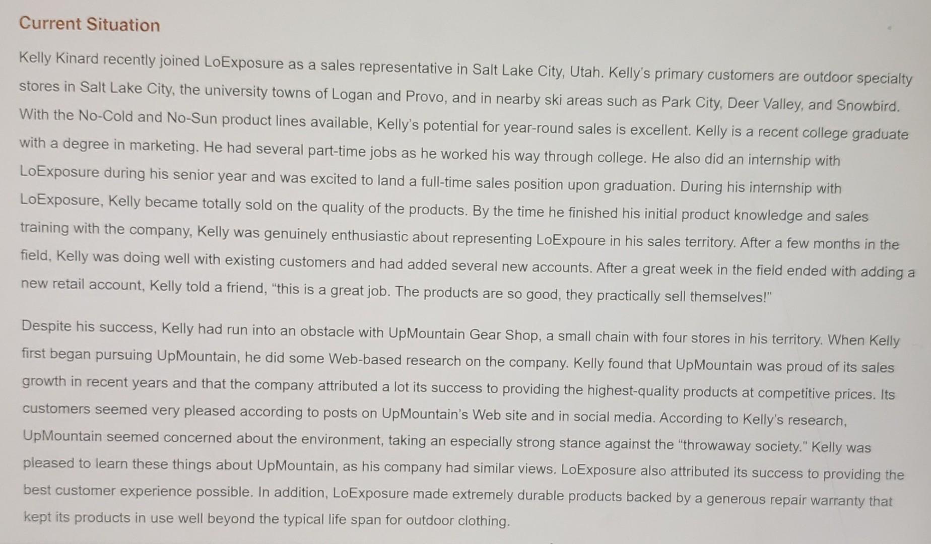 Chapter 1. Case Loexposure Outerware Background