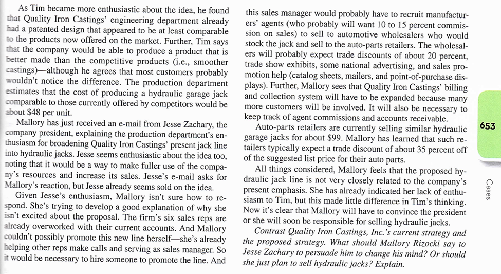 Explain the current marketing strategy for the