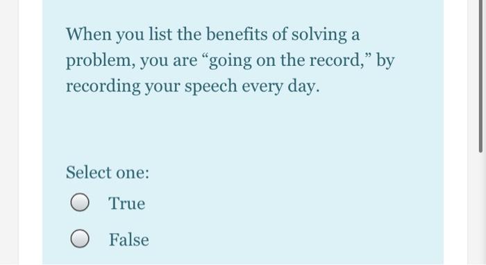 When considering how well a particular