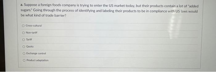 However many you can answer would be helpful!