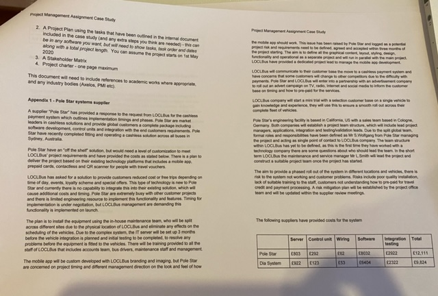 please read and solve this case study.This report