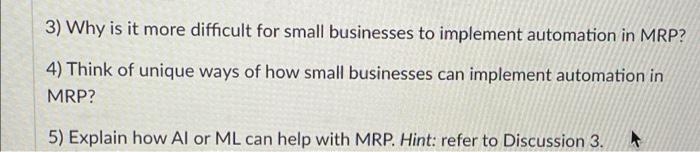 answer question 3,4, and 5. 3) Why is it more