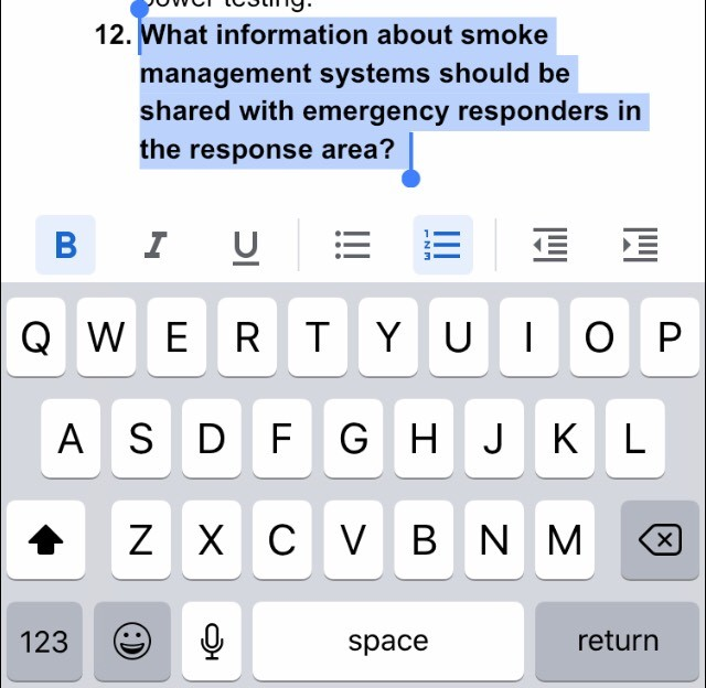 1) what information about smoke Management