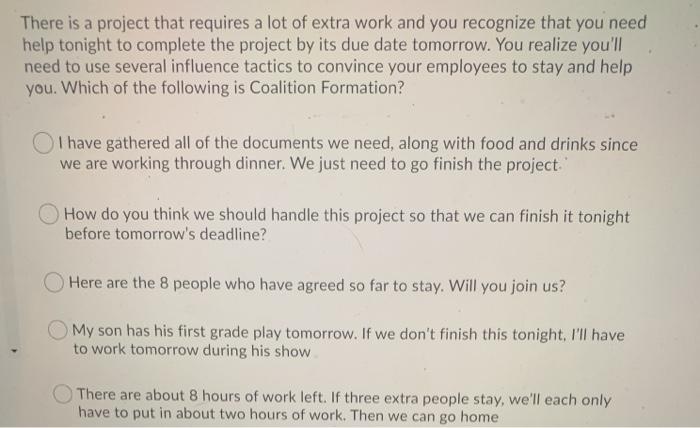 Question 18 (2 points) Listen There is a project