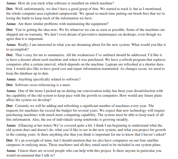 E-1. Analyze the five interviews. In a paragraph,