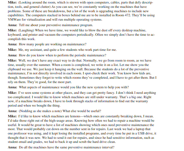 E-1. Analyze the five interviews. In a paragraph,