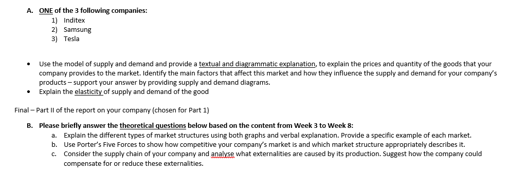 You take the Samsung for example and after that