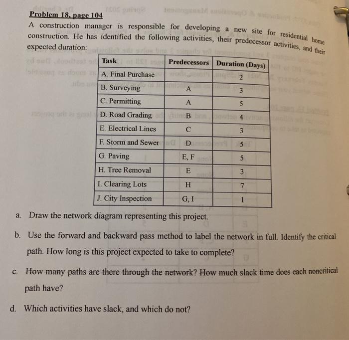 Problem 14, page 104 Construct the following