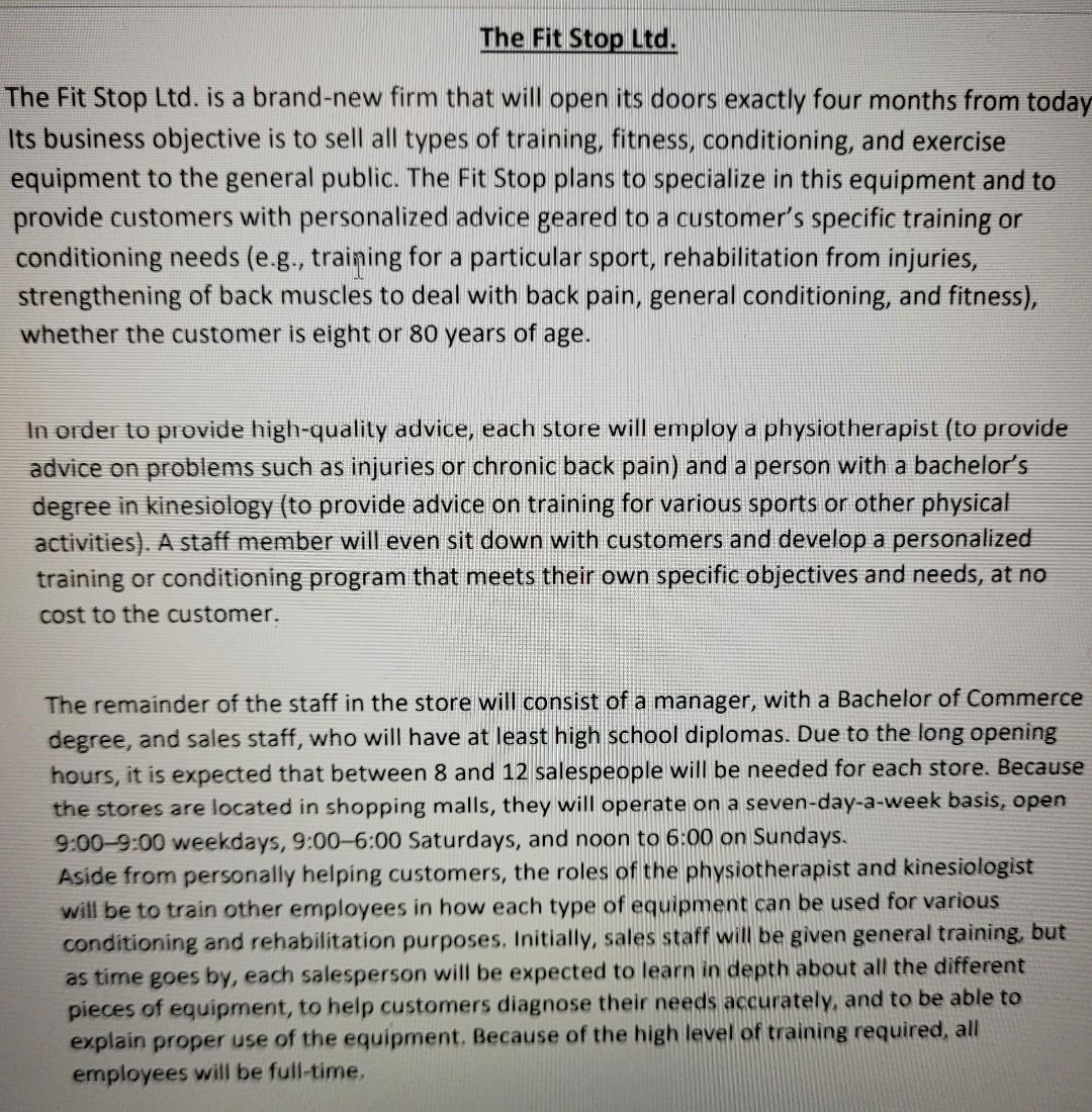 The Fit Stop Ltd. The Fit Stop Ltd. is a