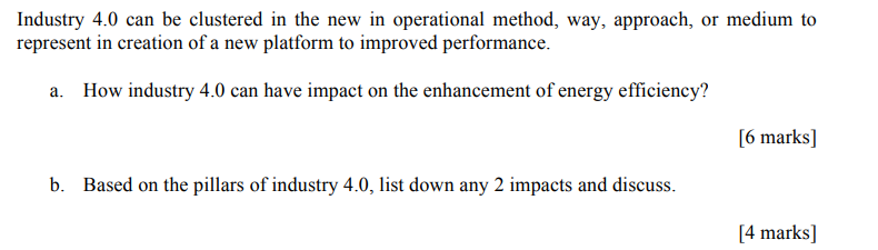 Industry 4.0 can be clustered in the new in