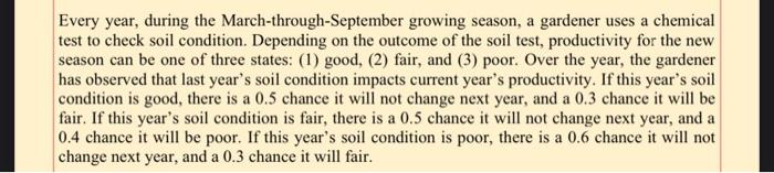 quick solution pls Every year, during the