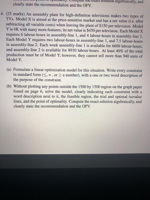 this is from a basic decision modeling course