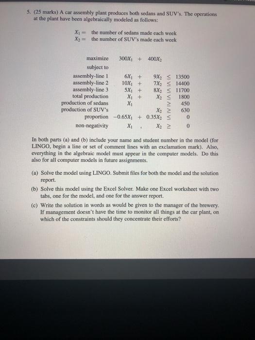 this is from a basic decision modeling course