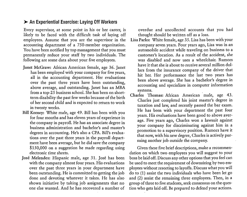 Provided a rationale for the worker you have