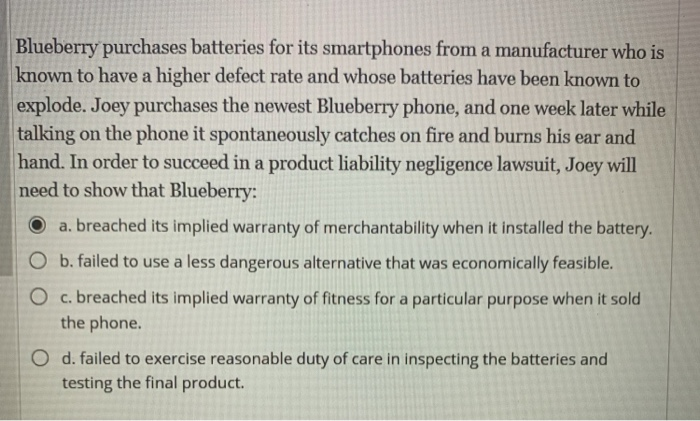 e Beberry purchases batteries for its from w