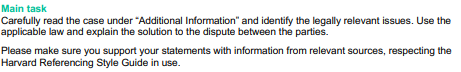 Word Count: 900 Main task Carefully read the case