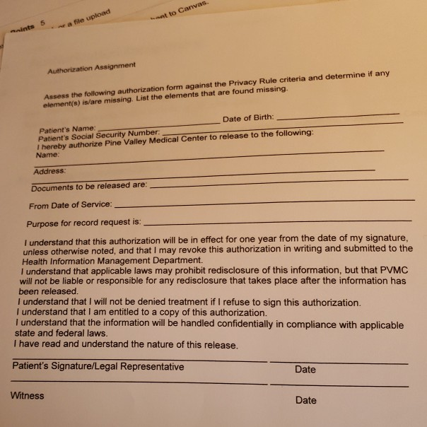 a file upload want to Canvas nints 6