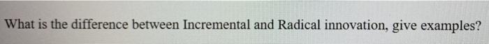 What is the difference between Incremental and
