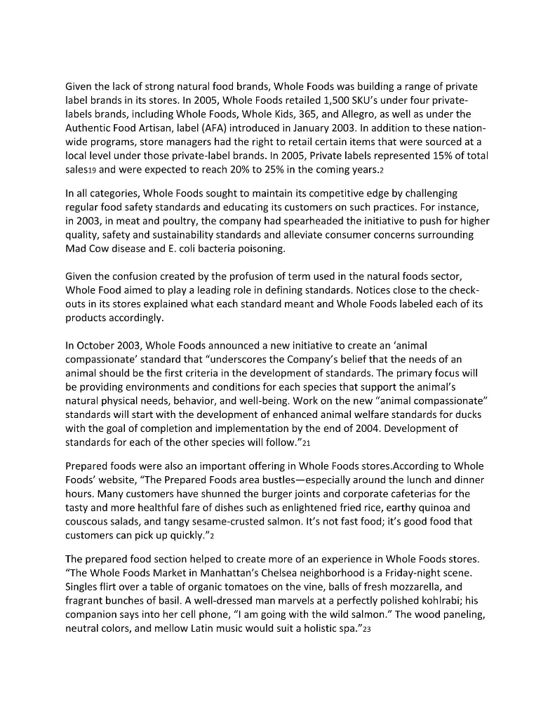 Competitive Analysis Competitive advantages can