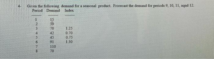 ANSWER ALL QUESTIONS ! 4- Given the following