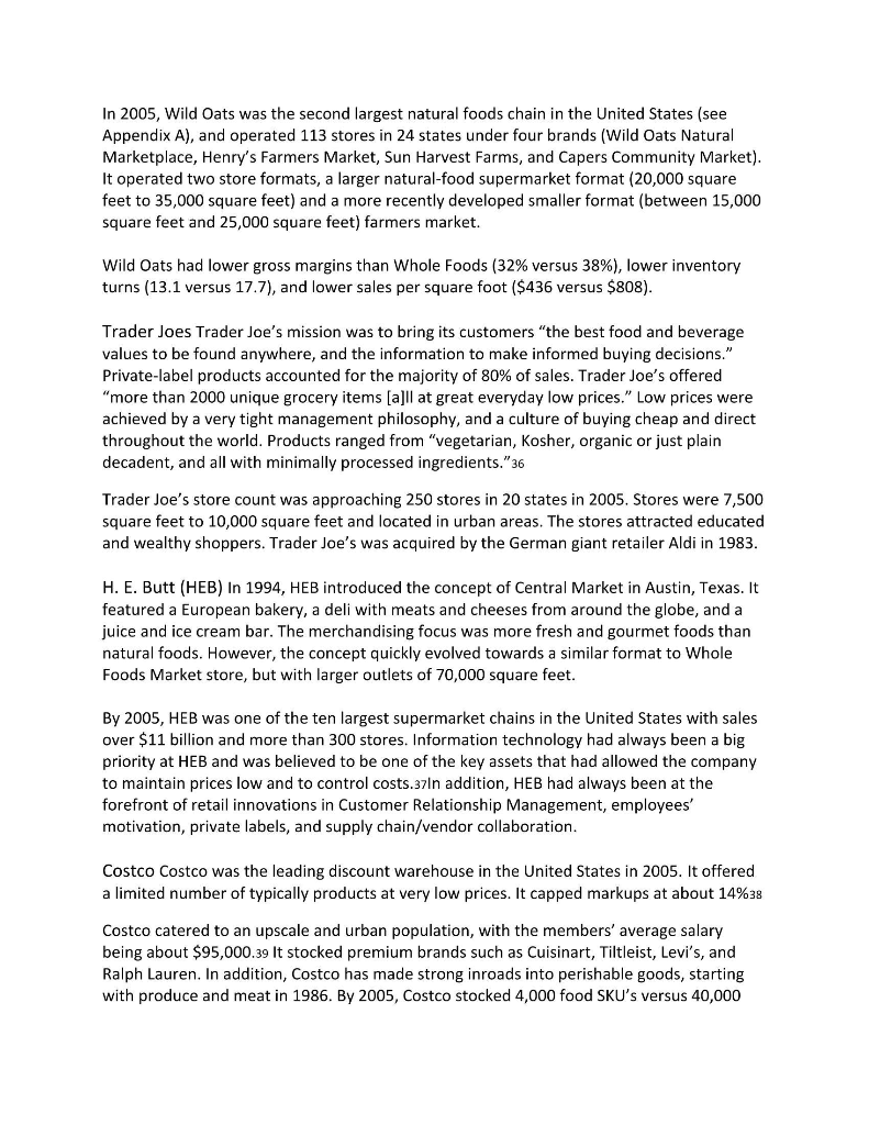 Competitive Analysis Competitive advantages can