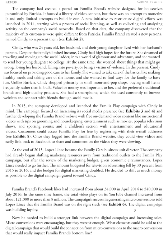 Grupo Familia - Marketing Questions Lucas Lopez