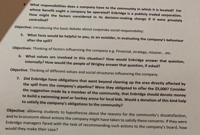 Ethics After an Oil Spill In 2011, an oil