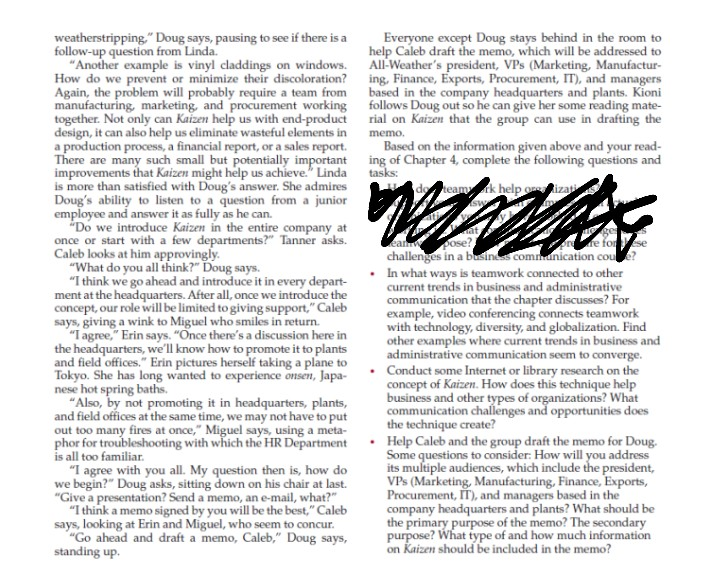 This is for a business communications course. I