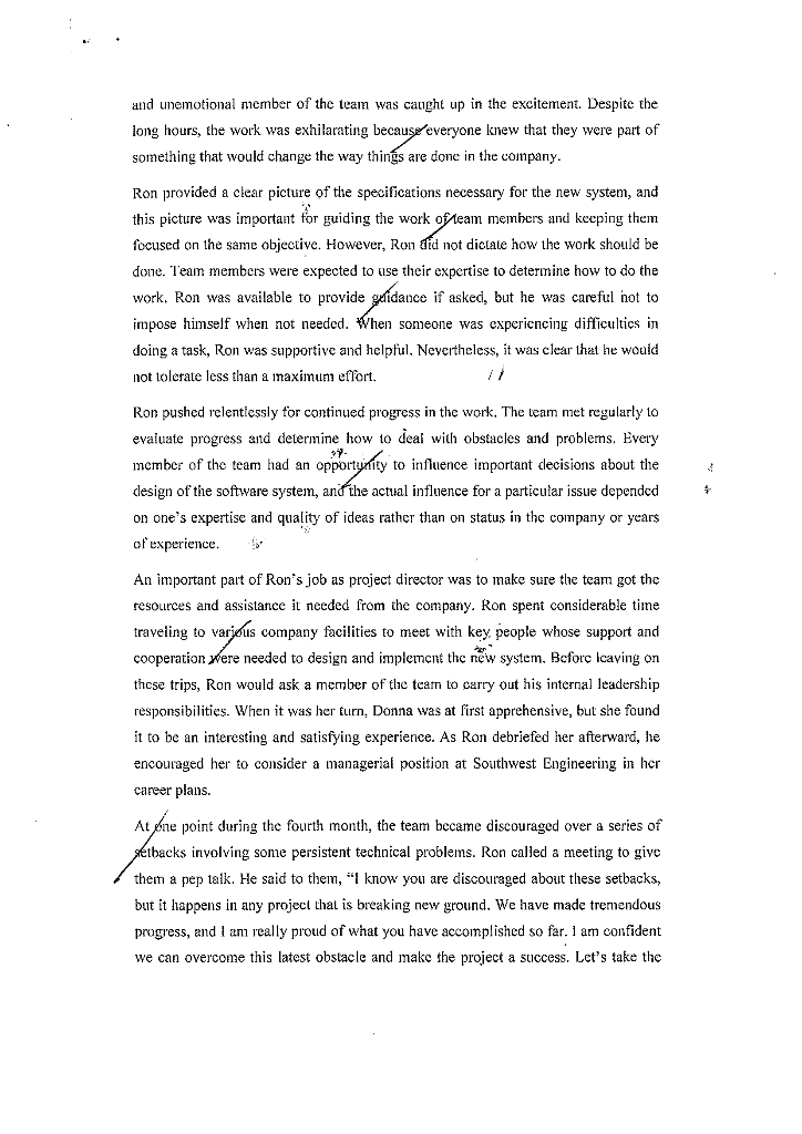 Compare this cross functional project team to a