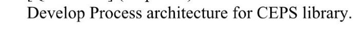Develop Process architecture for CEPS library