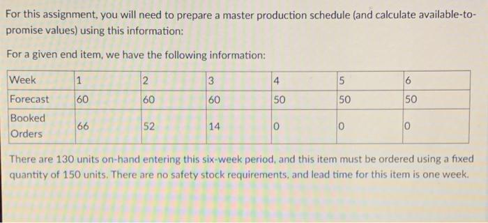 For this assignment, you will need to prepare a