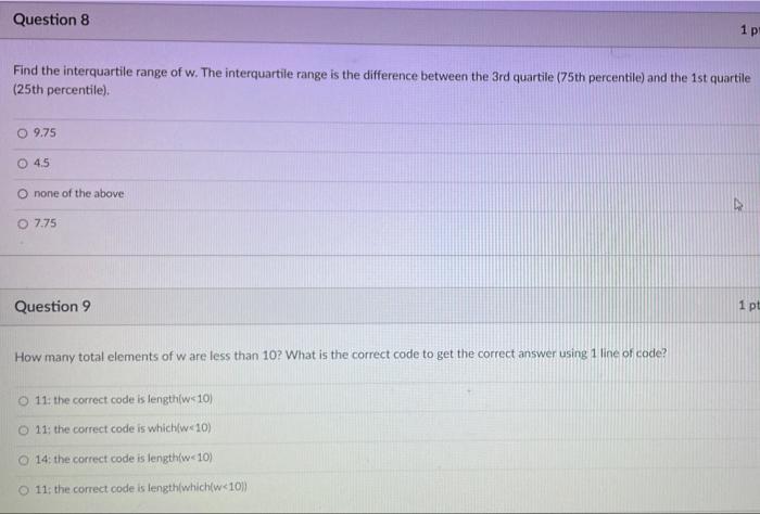 Question 1 Create a list and save the following