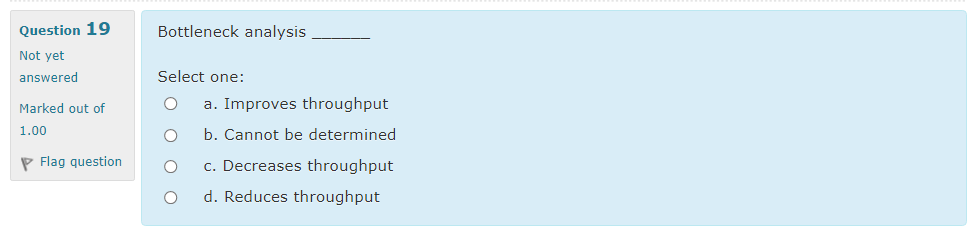 Question 18 Which of these is not a common