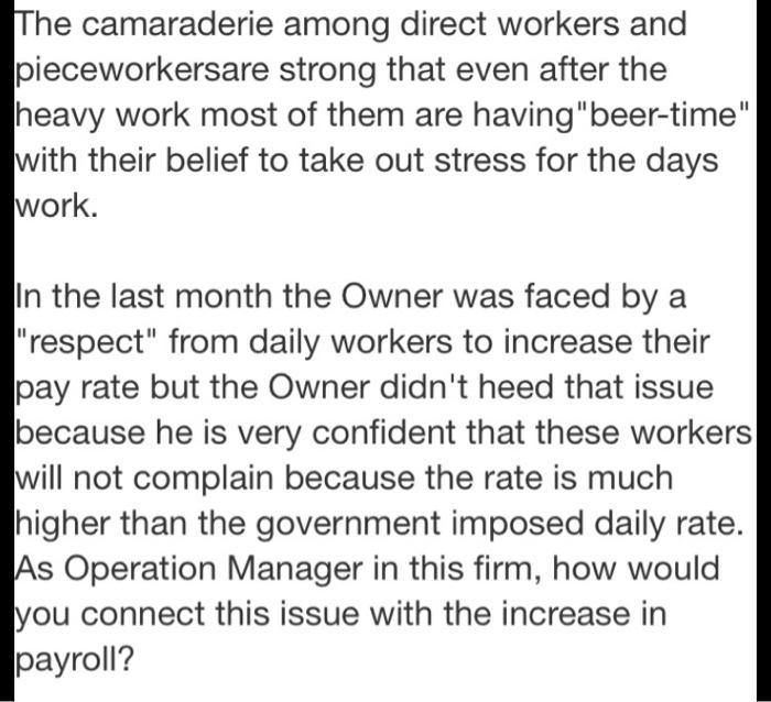 Short Answer Question: Total hours put by each