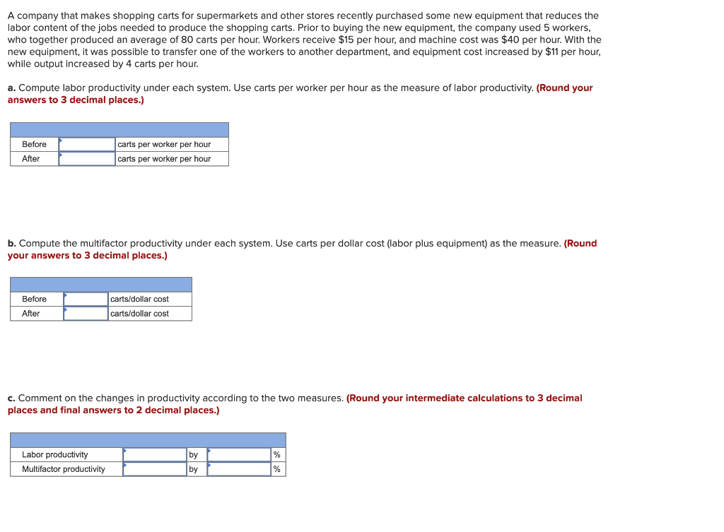 A company that makes shopping carts for