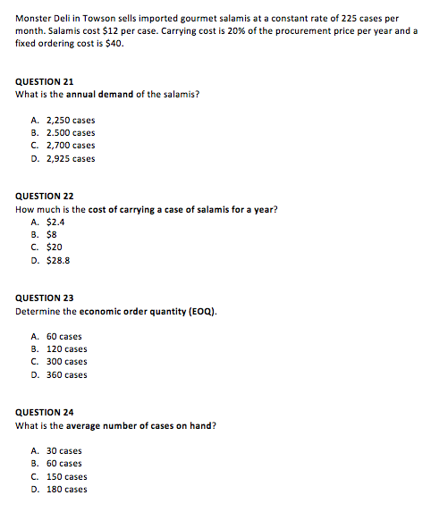 Monster Deli in Towson sells imported gourmet
