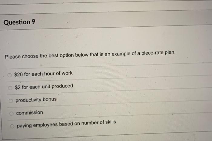 Please choose the best option below that is an