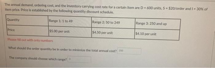 please check if my answers are correct The annual