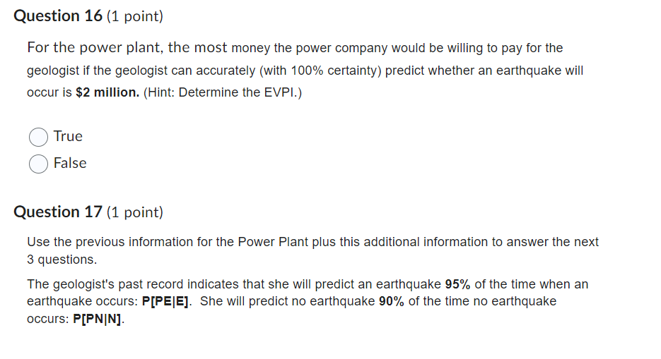 Use the following information to answer the next