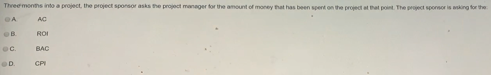 A project manager realizes there is a lot of