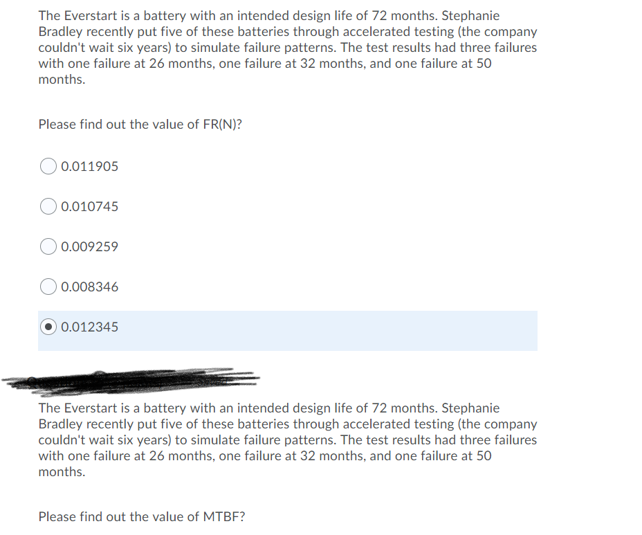 ANSWER ALL The Everstart is a battery with an