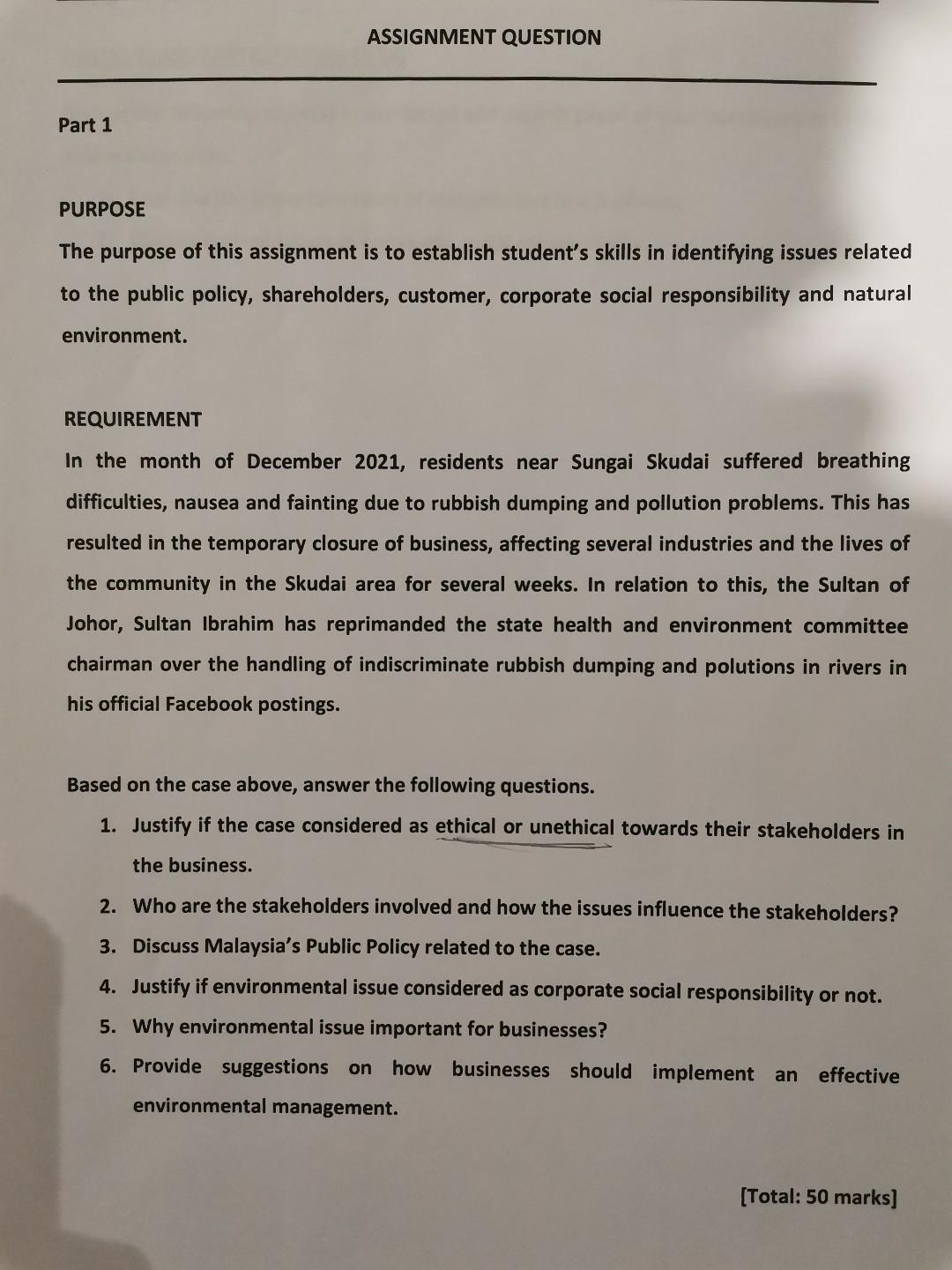 Hello There, Please help me to answer ONLY