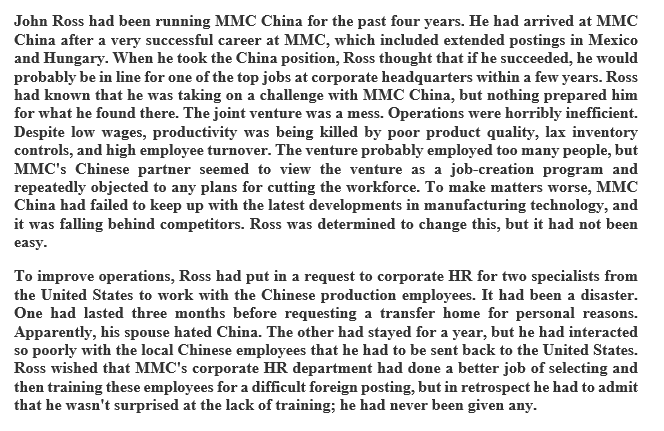 Question: What changes could the HR department at